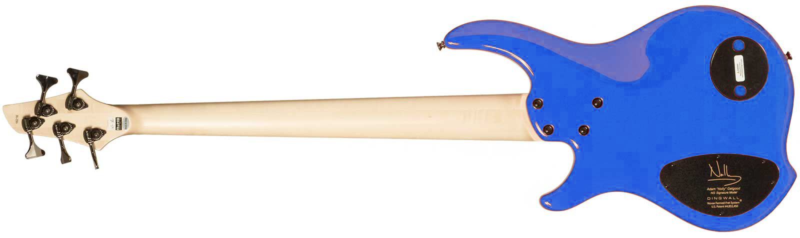 Dingwall Adam Nolly Getgood Ng3 5c Signature 3pu Active Mn - Blueberry Metallic Matte - Solidbody E-bass - Variation 1