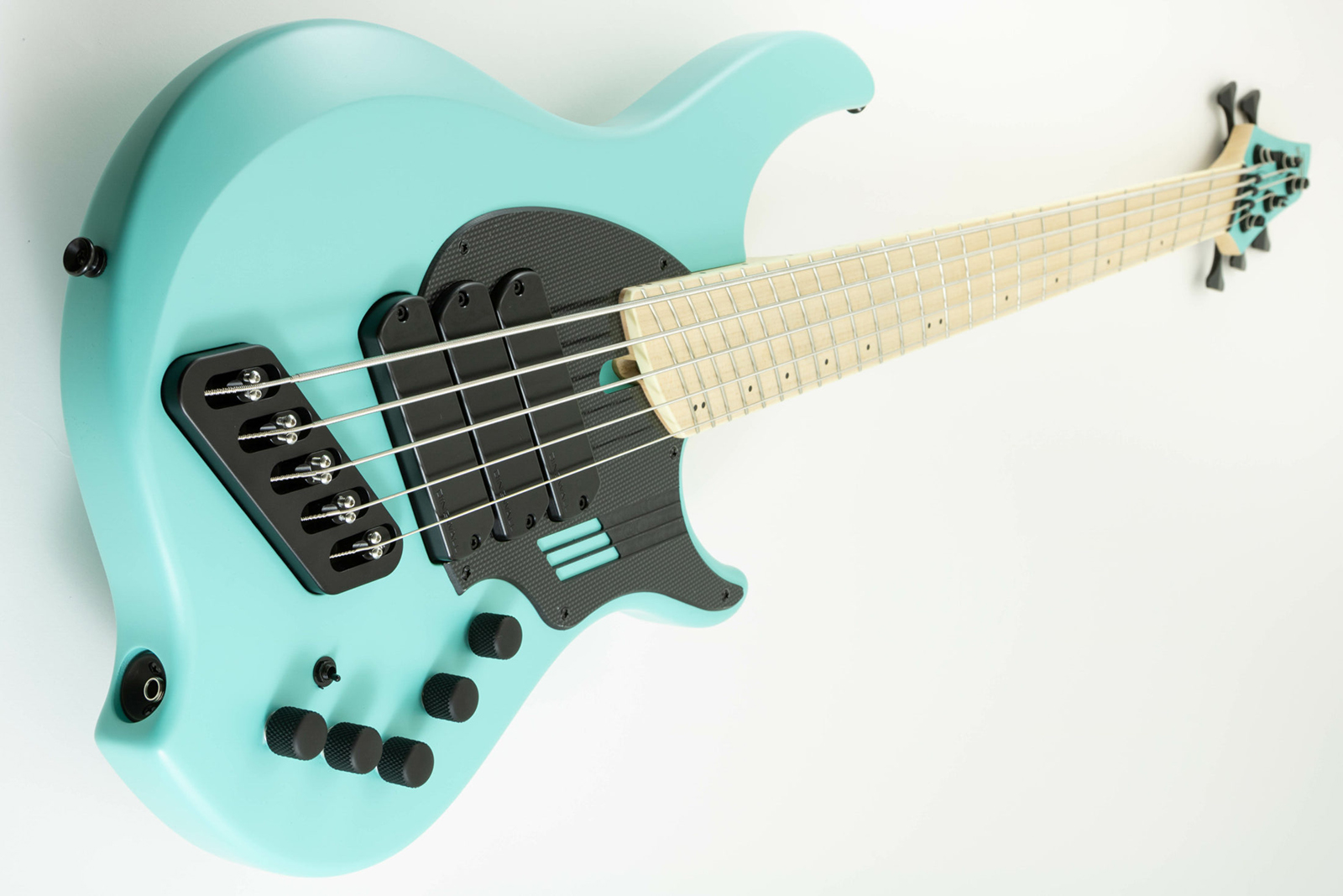 Dingwall Adam Nolly Getgood Ng3 5c Signature 3pu Active Mn - Matte Celestial Blue - Solidbody E-bass - Variation 2