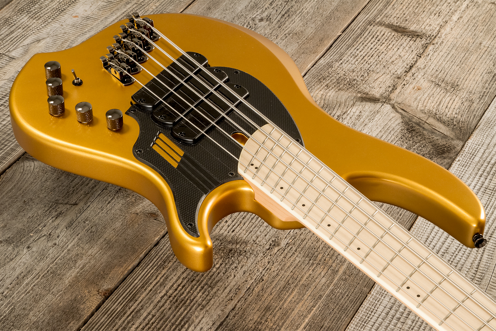 Dingwall Adam Nolly Getgood Ng3 5c Signature 3pu Active Mn - Gold Matte - Solidbody E-bass - Variation 3