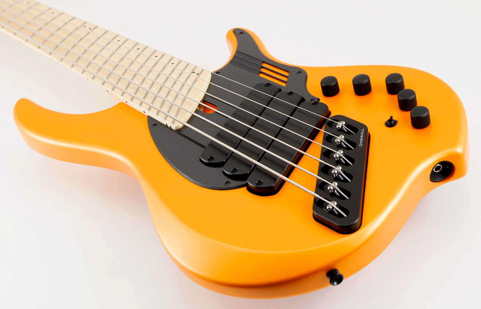 Dingwall Adam Nolly Getgood Ng3 6c Signature 3pu Active Mn - Matte Lambo Orange - Solidbody E-bass - Variation 3