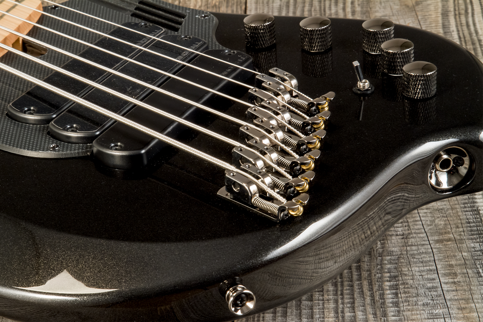 Dingwall Adam Nolly Getgood Ng3 6c Signature 3pu Active Mn - Metallic Black - Solidbody E-bass - Variation 4