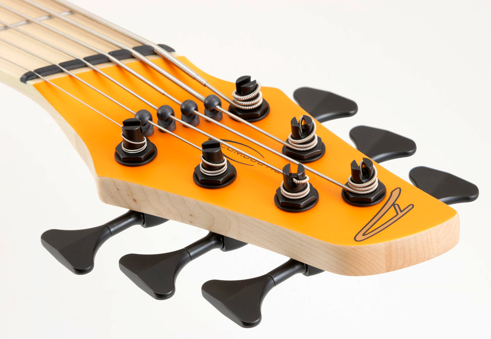 Dingwall Adam Nolly Getgood Ng3 6c Signature 3pu Active Mn - Matte Lambo Orange - Solidbody E-bass - Variation 4