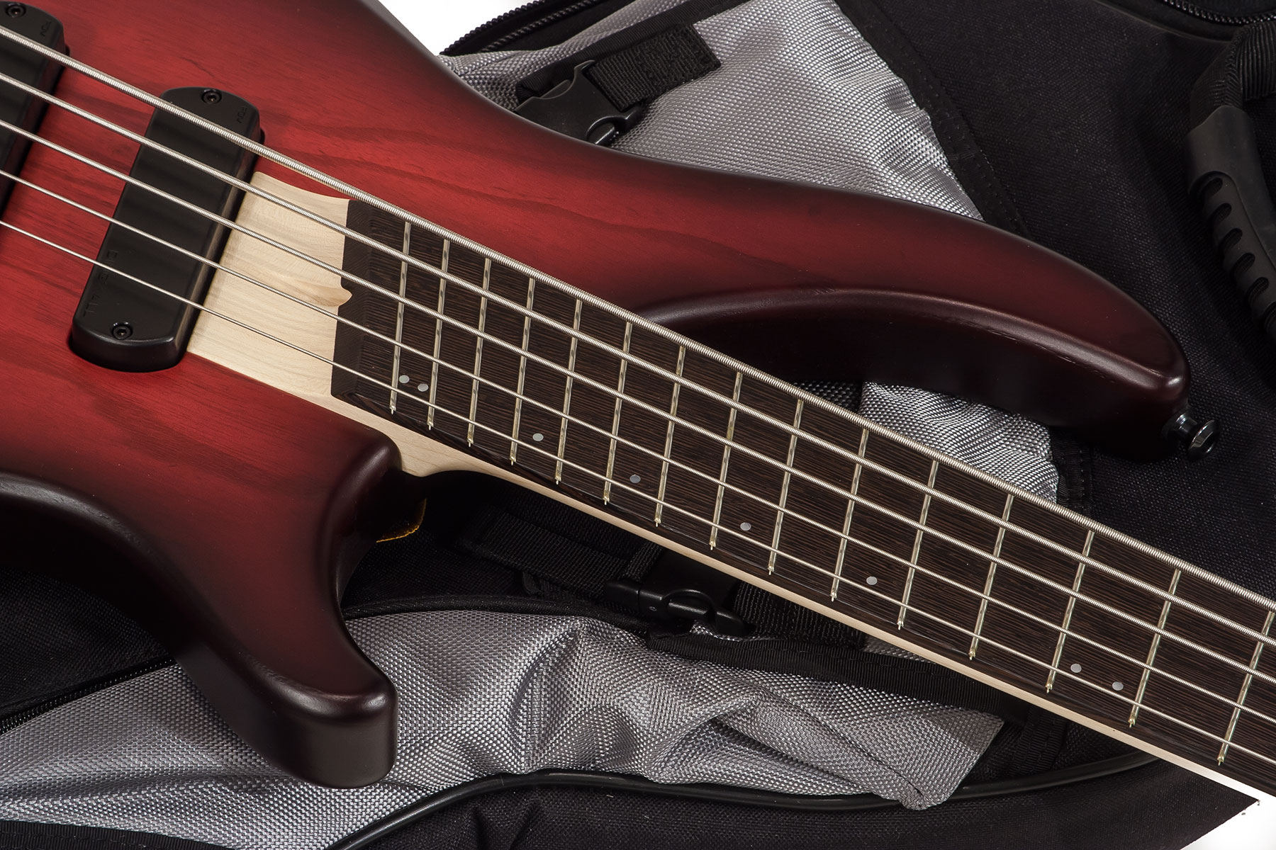 Dingwall Afterburner Abz 5 2-pickups Wen +housse - Trans Redburst Satin - Solidbody E-bass - Variation 2