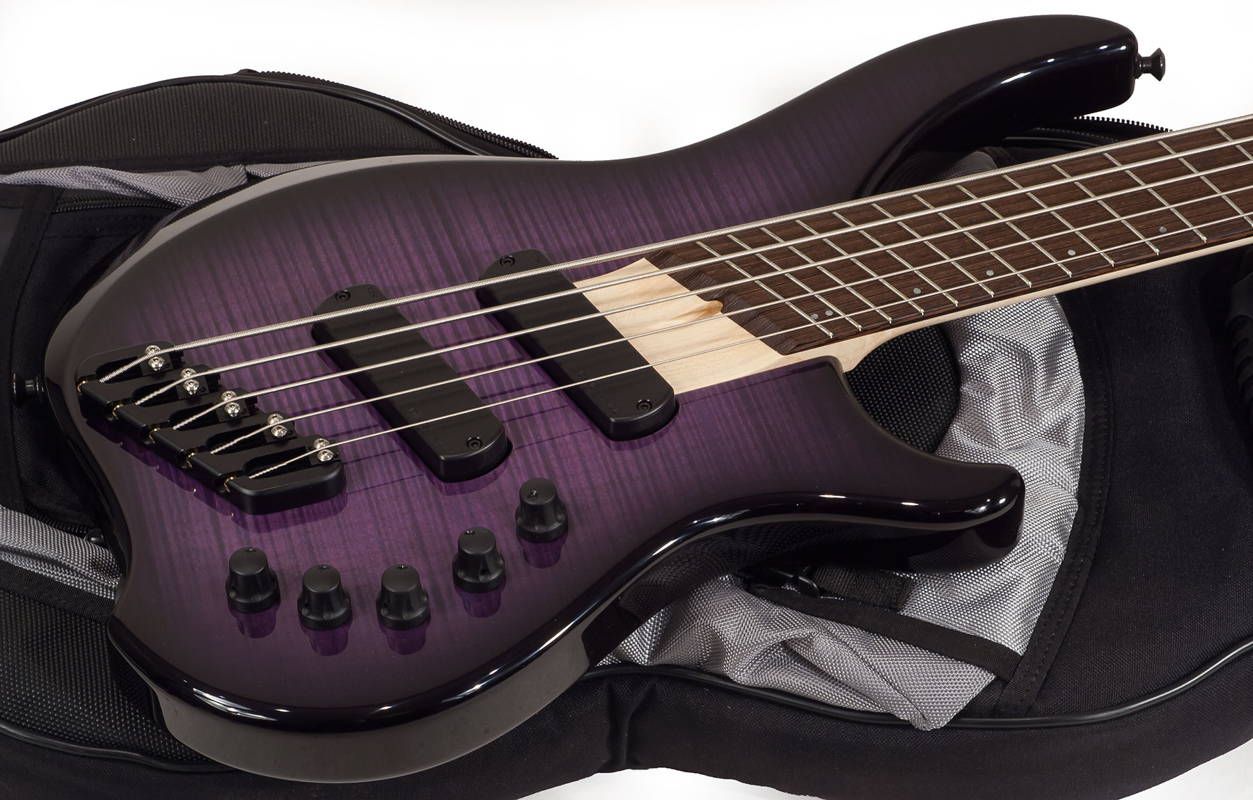 Dingwall Afterburner I 5 2-pickups Wen +housse - Purple Blackburst - Solidbody E-bass - Variation 1