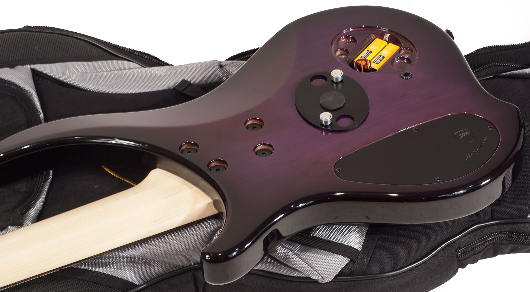 Dingwall Afterburner I 5 2-pickups Wen +housse - Purple Blackburst - Solidbody E-bass - Variation 3