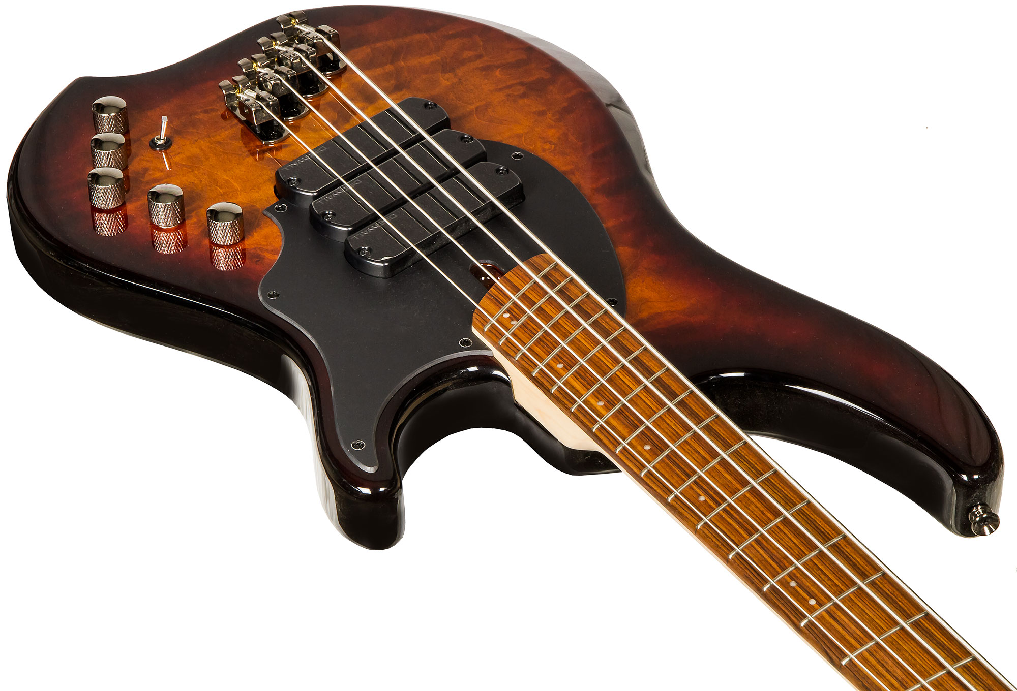 Dingwall Combustion Cb3 4c 3pu Active Pf - Vintage Burst - Solidbody E-bass - Variation 2