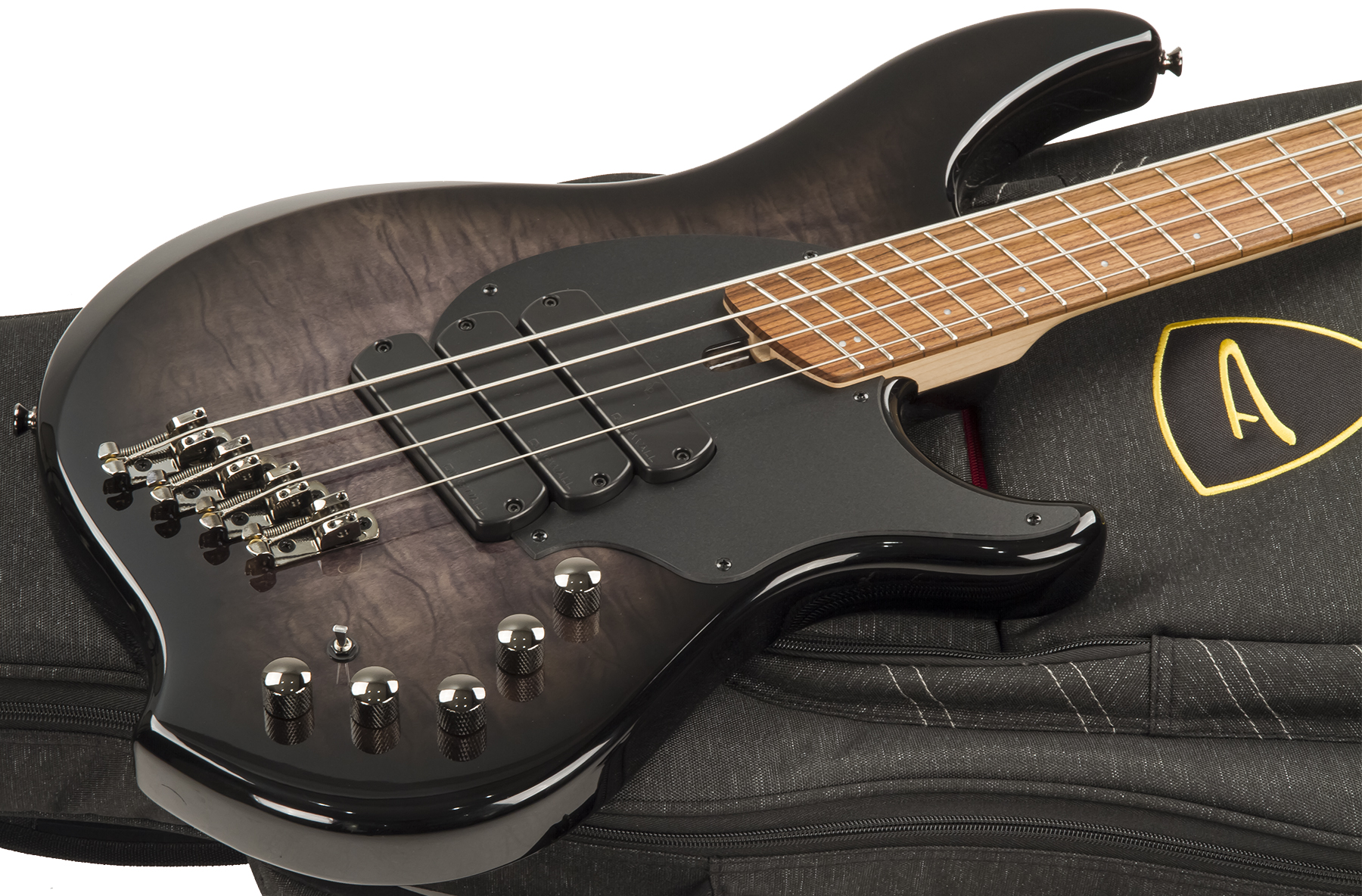 Dingwall Combustion Cb3 4c 3pu Active Mn - Black Burst - Solidbody E-bass - Variation 1