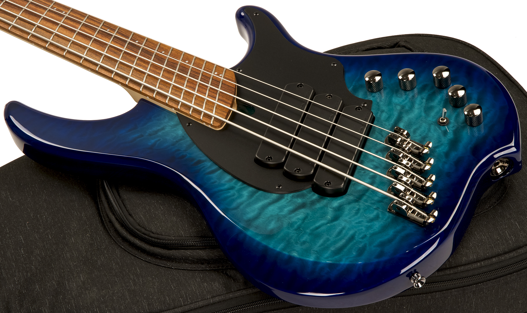 Dingwall Combustion 5 3-pickups Pf +housse - Whalepool Burst - Solidbody E-bass - Variation 2