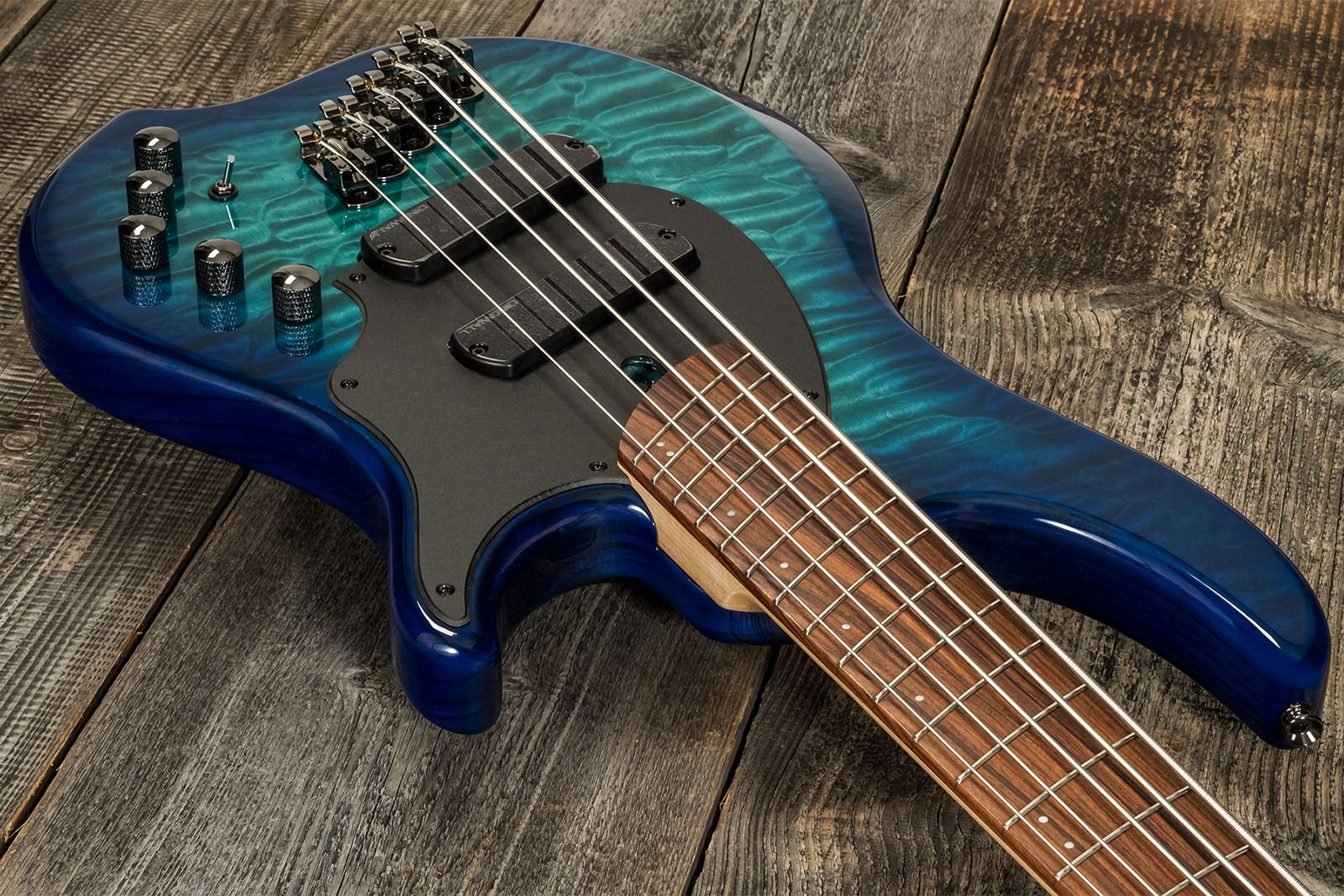 Dingwall Combustion Cb2 5c 2pu Active Pf - Whalepool Burst - Solidbody E-bass - Variation 2
