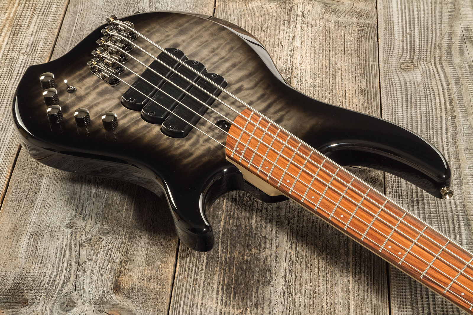 Dingwall Combustion Cb3 5c 3pu Active Pf - 2-tone Blackburst - Solidbody E-bass - Variation 11