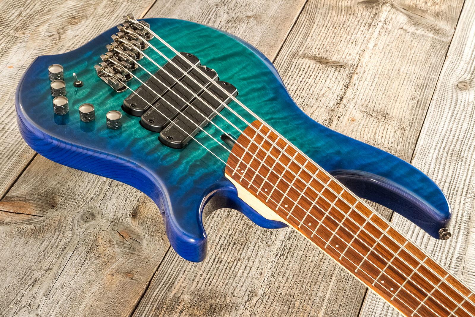Dingwall Combustion Cb3 6c 3pu Active Pf - Whalepool Burst - Solidbody E-bass - Variation 2
