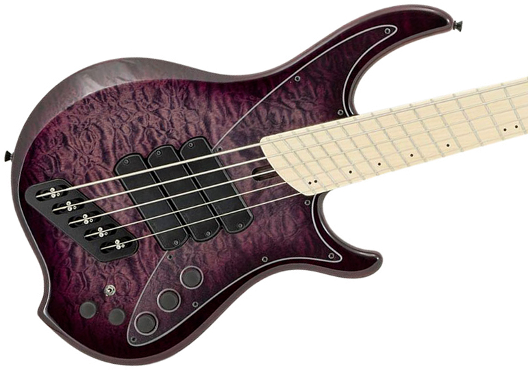 Dingwall Combustion Nashville Cn3 5c 3pu Active Mn - Ultraviolet Burst - Solidbody E-bass - Variation 1