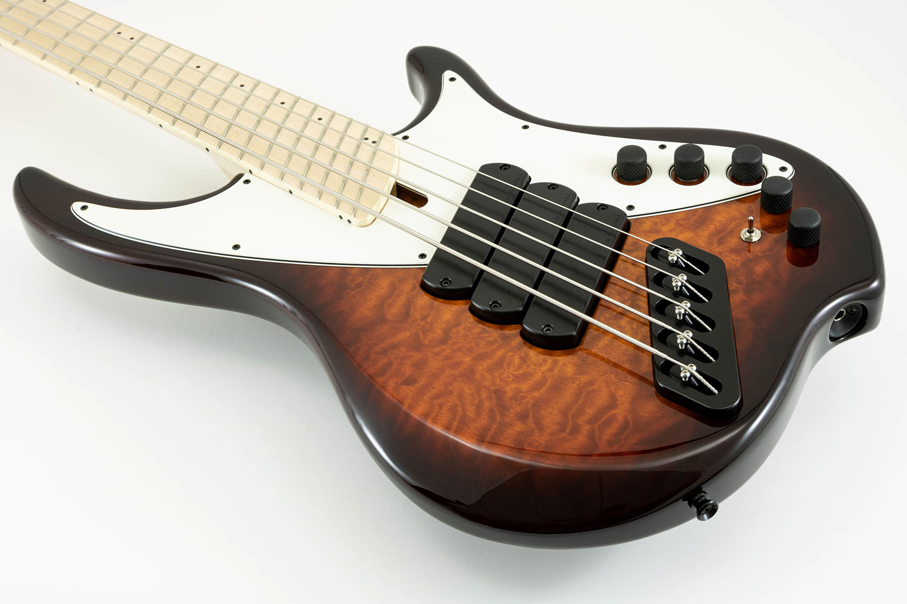 Dingwall Combustion Nashville Cn3 5c 3pu Active Mn - Vintage Burst - Solidbody E-bass - Variation 2