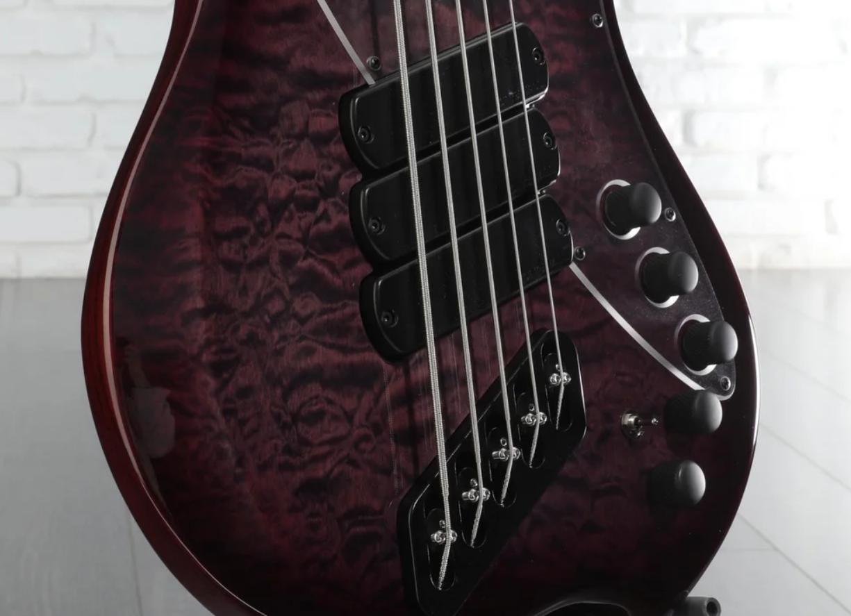 Dingwall Combustion Nashville Cn3 5c 3pu Active Mn - Ultraviolet Burst - Solidbody E-bass - Variation 4