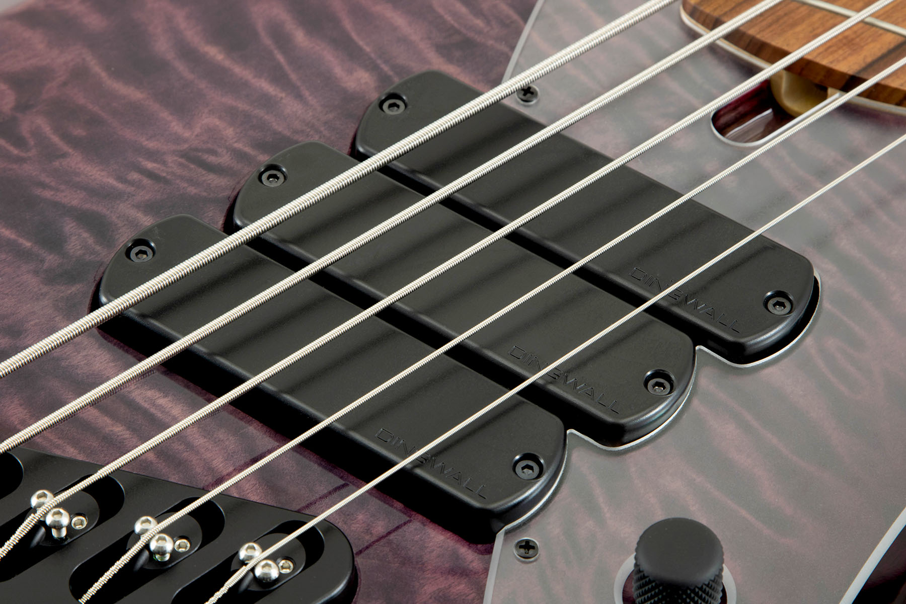 Dingwall Combustion Nashville Cn3 5c 3pu Active Pf - Ultraviolet Burst - Solidbody E-bass - Variation 4