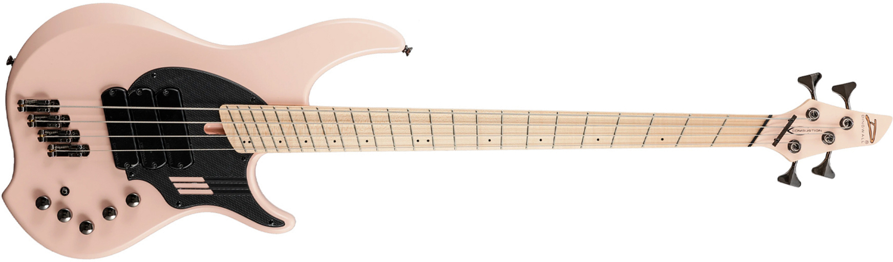 Dingwall Adam Nolly Getgood Ng3 4c Signature 3pu Active Mn - Matte Shell Pink - Solidbody E-bass - Main picture