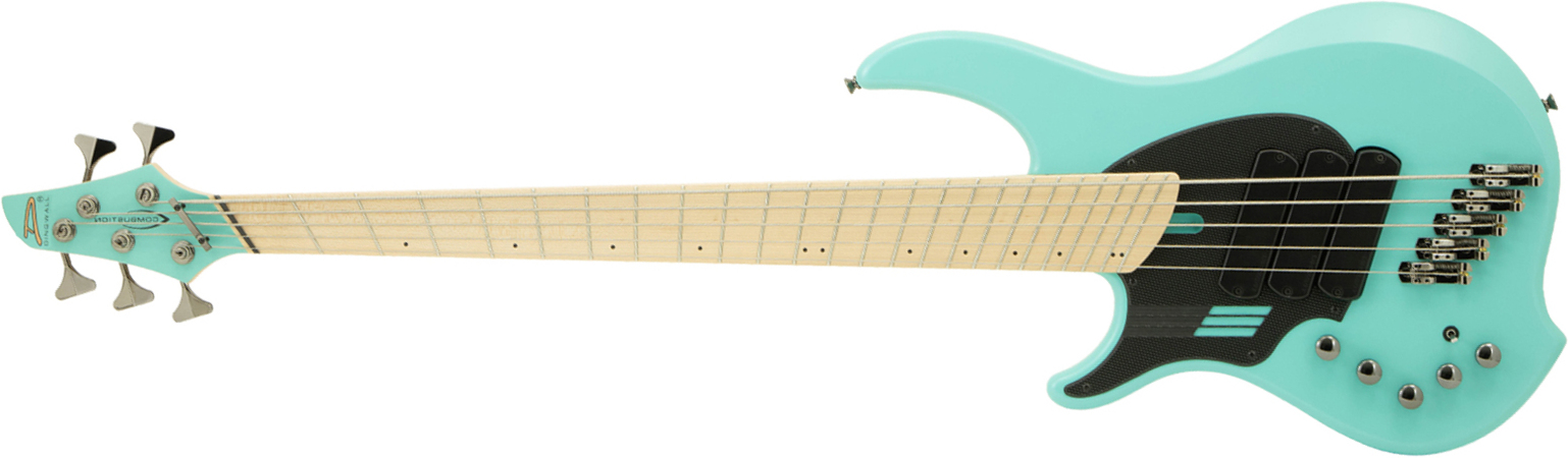 Dingwall Adam Nolly Getgood Ng3 5c Lh Signature Gaucher 3pu Active Mn - Matte Celestial Blue - Solidbody E-bass - Main picture