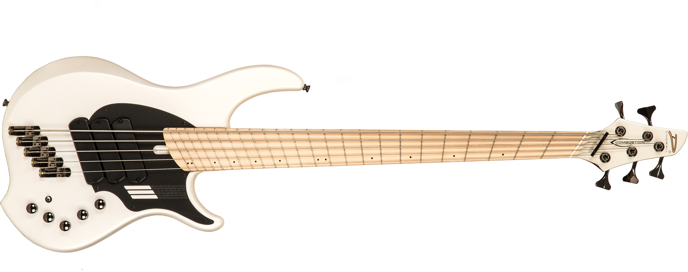 Dingwall Adam Nolly Getgood Ng3 5c Signature 3pu Active Mn - Ducati Pearl White - Solidbody E-bass - Main picture