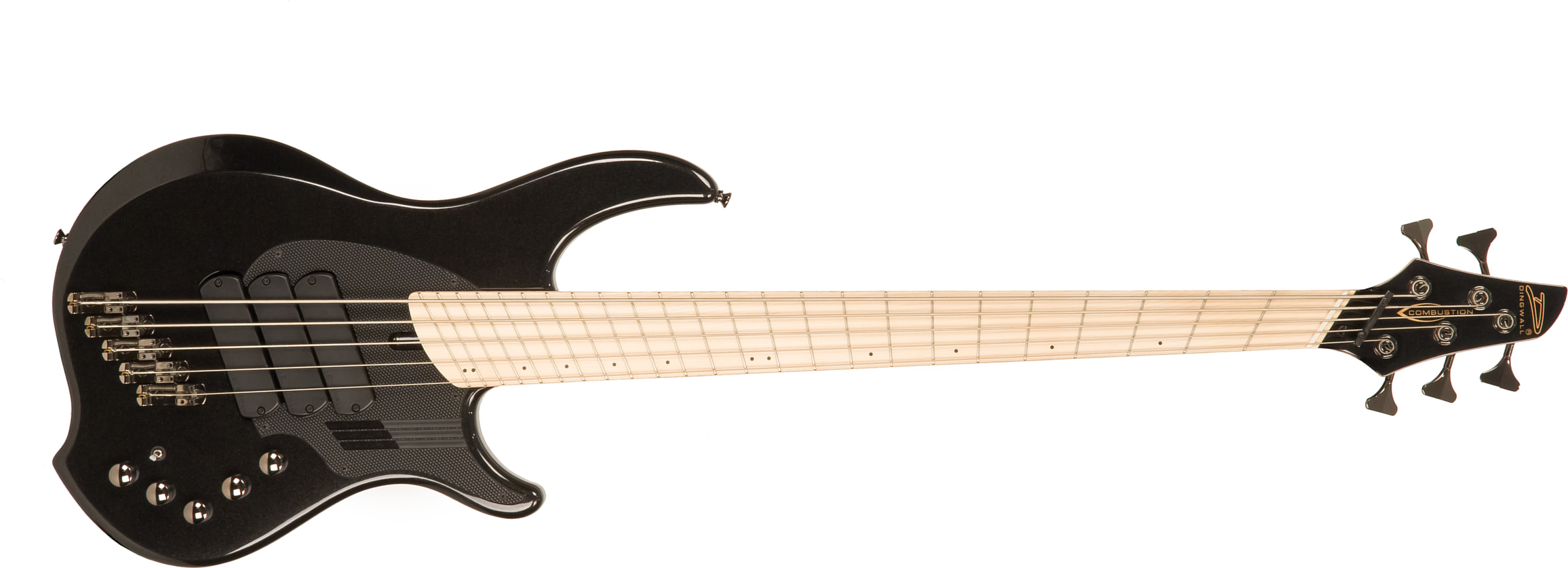 Dingwall Adam Nolly Getgood Ng3 5c Signature 3pu Active Mn - Metallic Black - Solidbody E-bass - Main picture