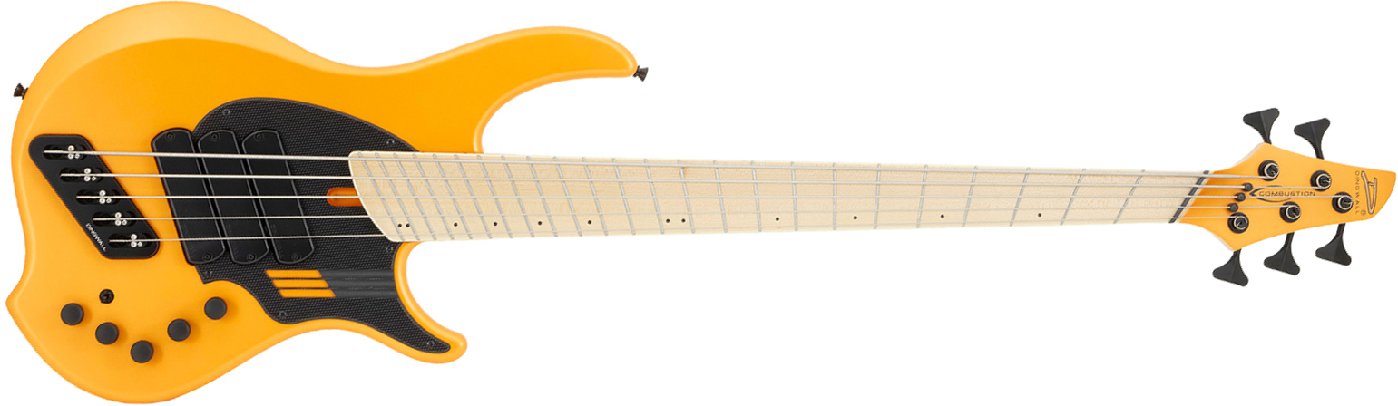 Dingwall Adam Nolly Getgood Ng3 5c Signature 3pu Active Mn - Matte Lambo Orange - Solidbody E-bass - Main picture