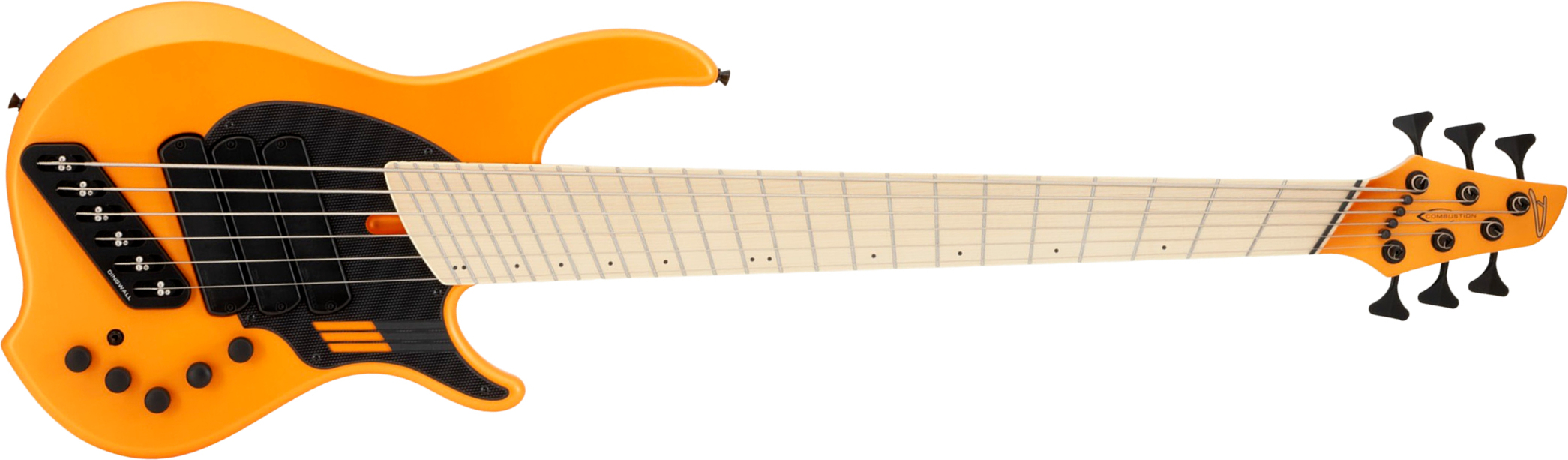 Dingwall Adam Nolly Getgood Ng3 6c Signature 3pu Active Mn - Matte Lambo Orange - Solidbody E-bass - Main picture