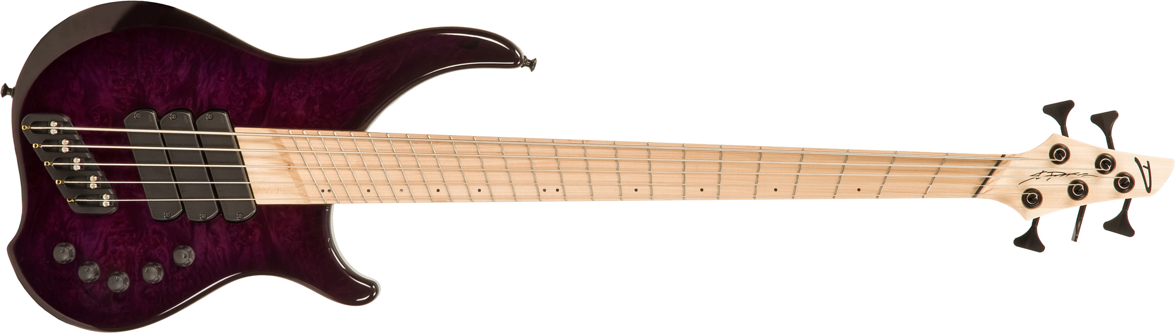 Dingwall Afterburner I 5 3-pickups Mn - Faded Purple Burst - Solidbody E-bass - Main picture