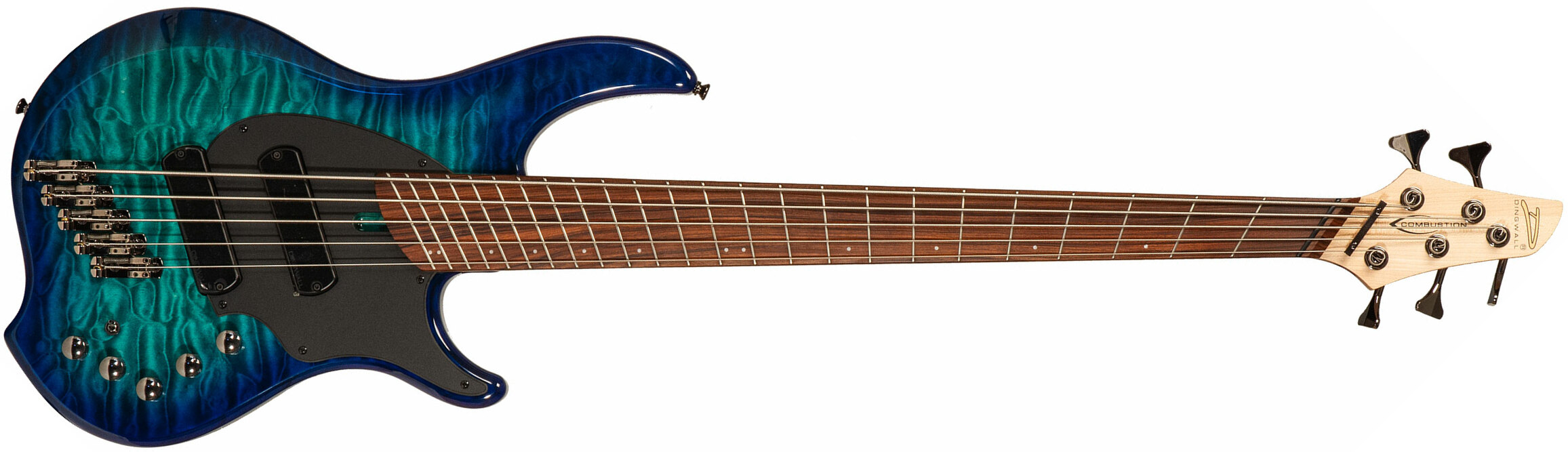 Dingwall Combustion Cb2 5c 2pu Active Pf - Whalepool Burst - Solidbody E-bass - Main picture