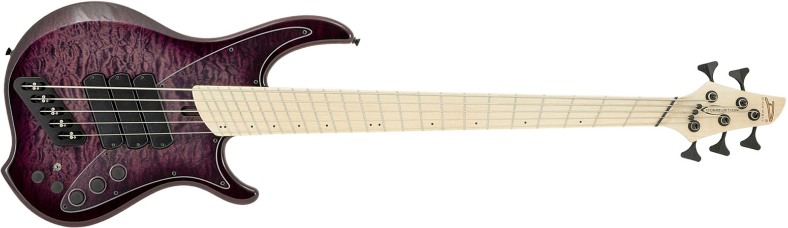 Dingwall Combustion Nashville Cn3 5c 3pu Active Mn - Ultraviolet Burst - Solidbody E-bass - Main picture