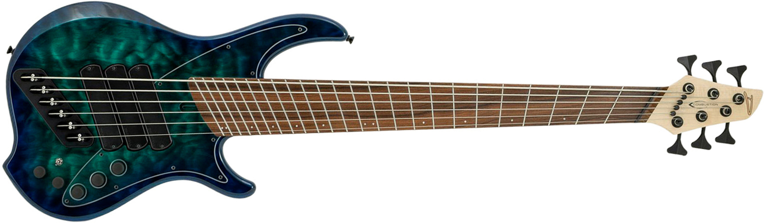 Dingwall Combustion Nashville Cn3 6c 3pu Active Pf - Whalepool Burst - Solidbody E-bass - Main picture