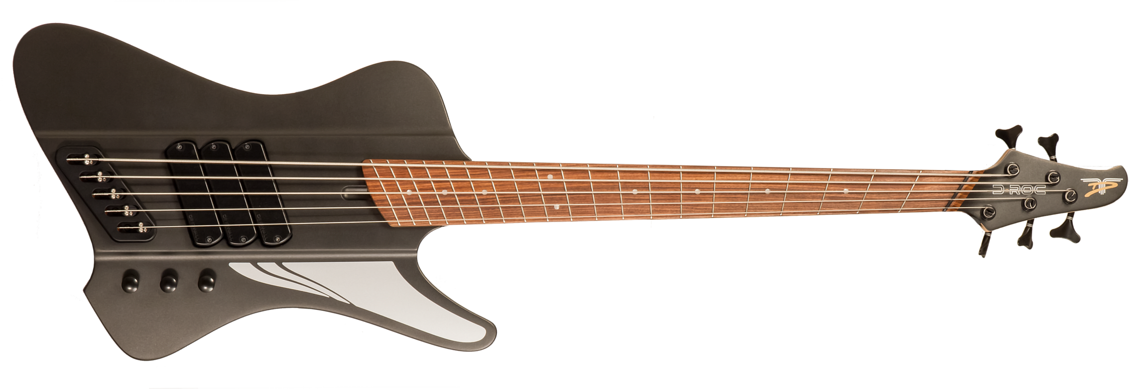 Dingwall D-roc Standard-3 5c 3pu Active Pf - Black Matte - Solidbody E-bass - Main picture