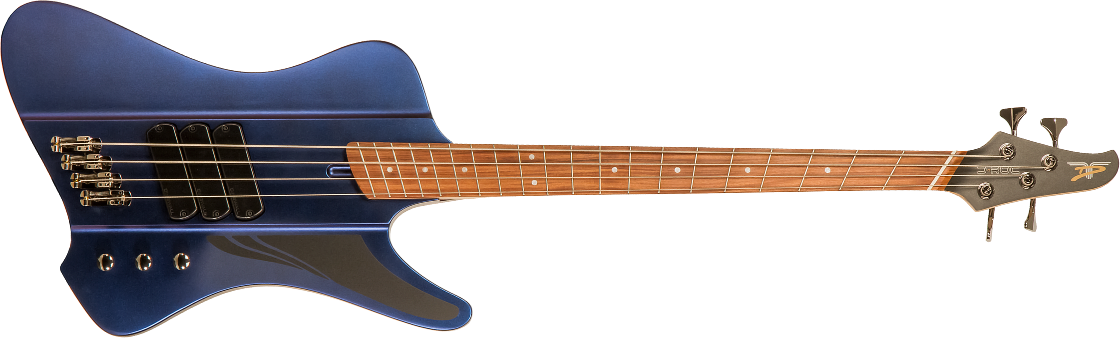 Dingwall D-roc Standard 4c 3-pickups Pf - Blue To Purple Colorshift - Solidbody E-bass - Main picture