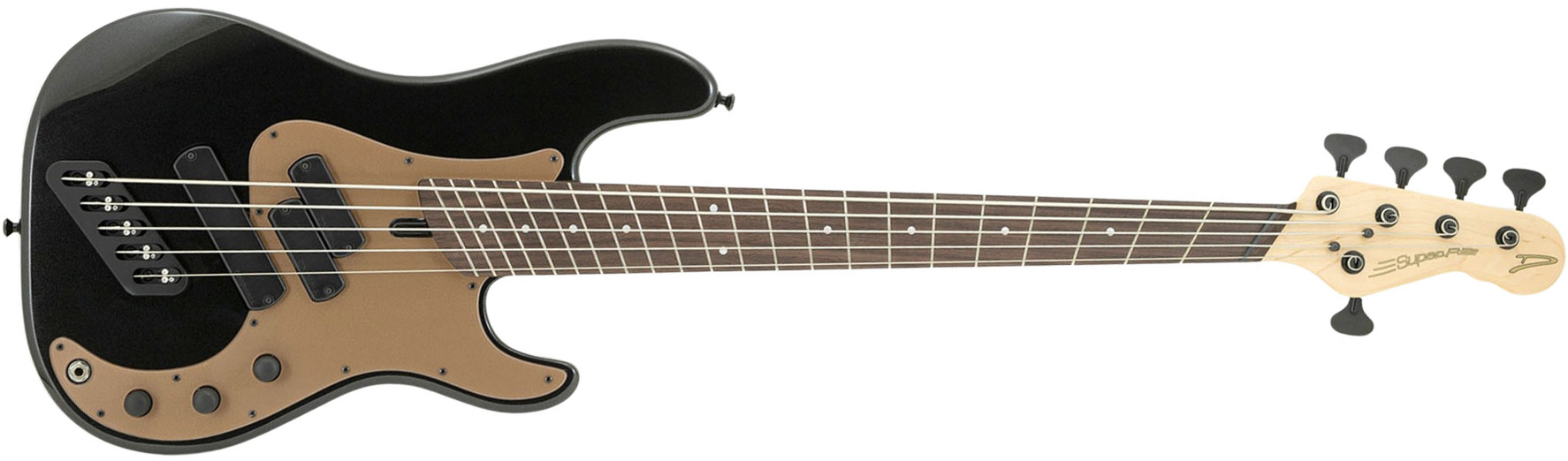 Dingwall Sp1 5c Rw - Gloss Metallic Black - Solidbody E-bass - Main picture