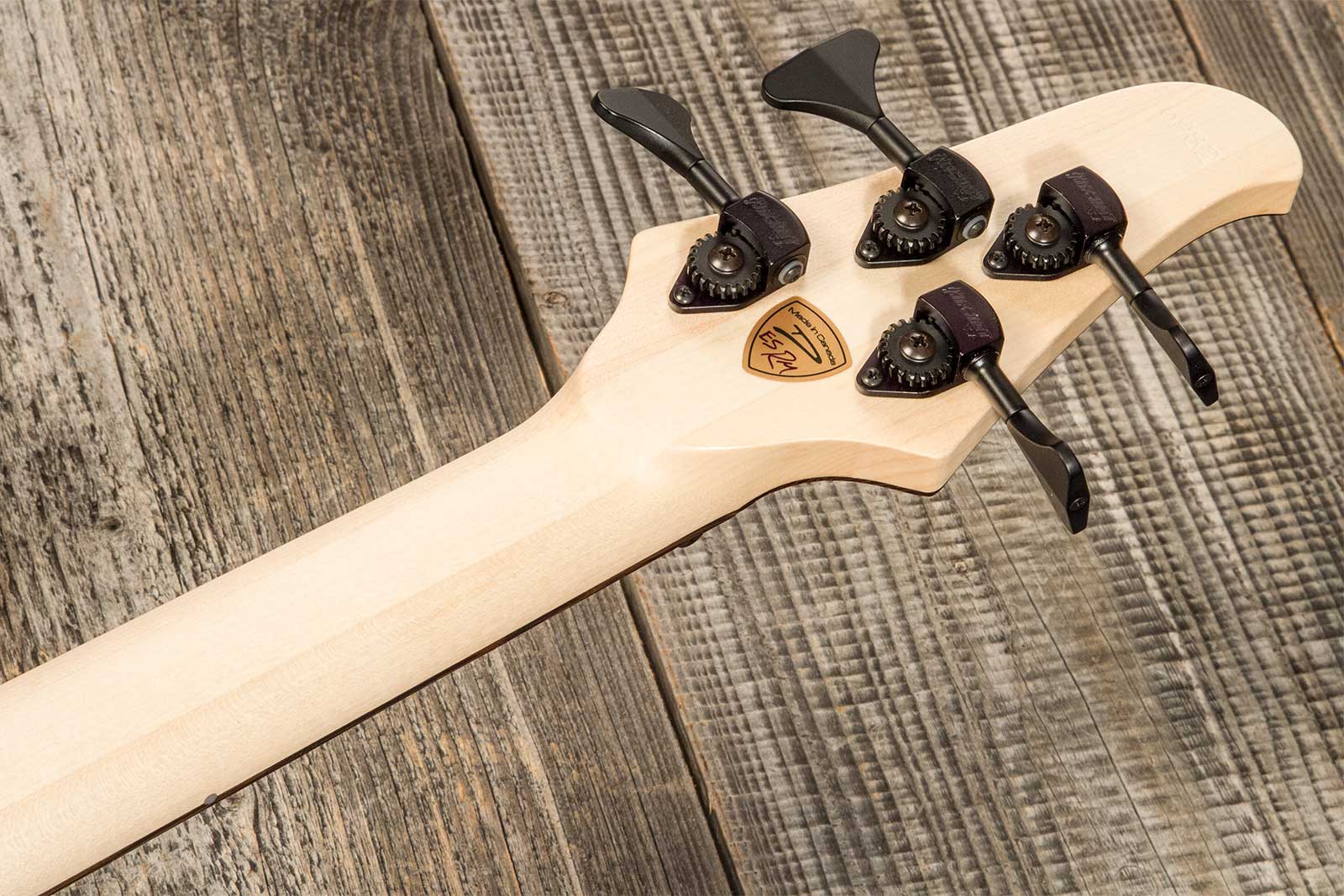 Dingwall Custom Shop D-roc 4c 3-pickups Wen #6982 - Purple To Faded Black - Solidbody E-bass - Variation 7