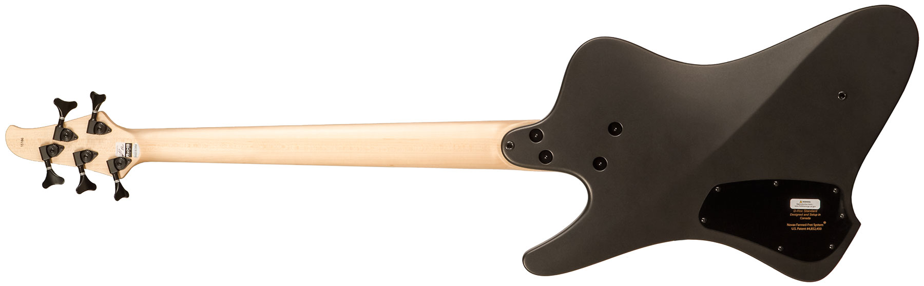 Dingwall D-roc Standard-3 5c 3pu Active Pf - Black Matte - Solidbody E-bass - Variation 1