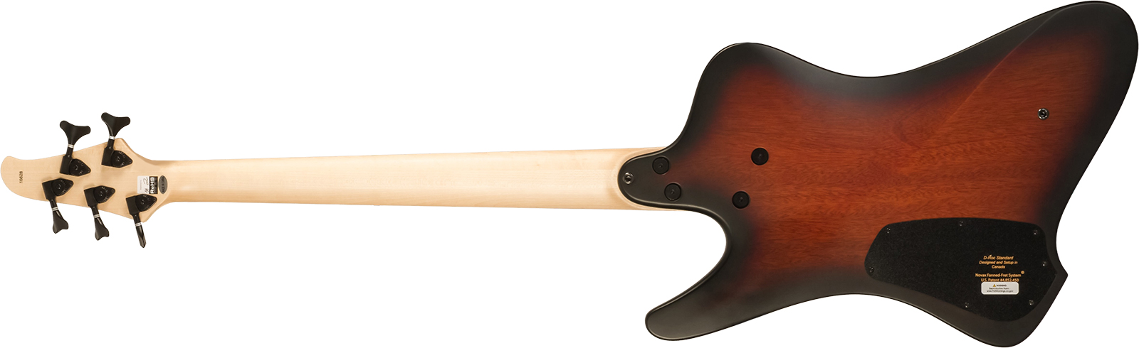 Dingwall D-roc Standard-3 5c 3pu Active Pf - Vintage Burst Matte - Solidbody E-bass - Variation 1