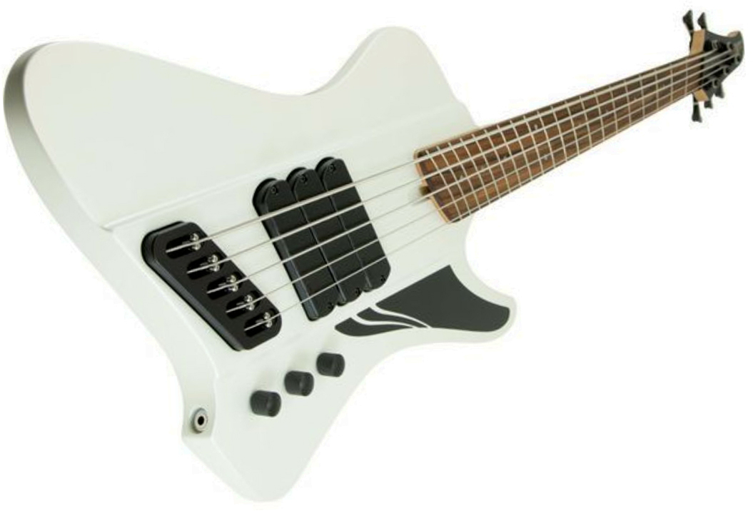 Dingwall D-roc Standard-3 5c 3pu Active Pf - Matte Ducati White - Solidbody E-bass - Variation 1