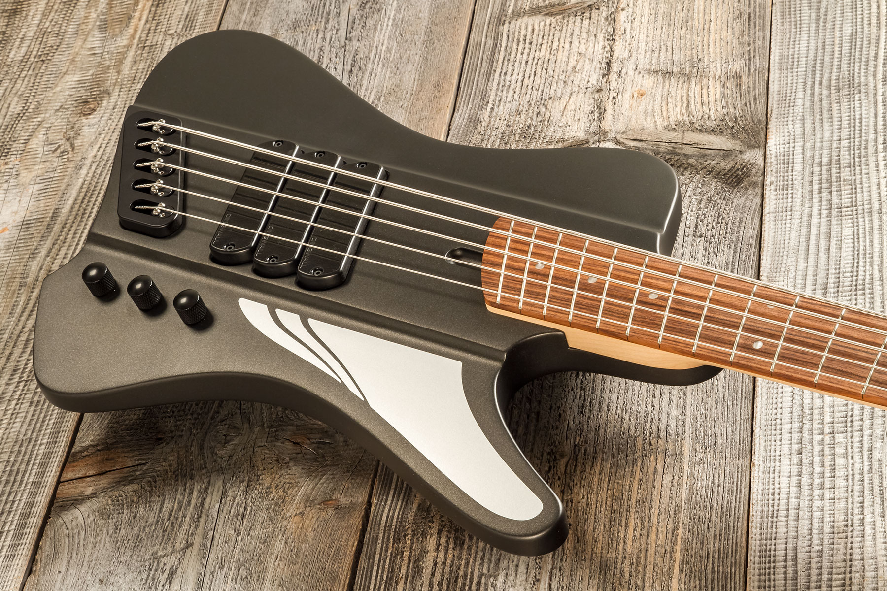 Dingwall D-roc Standard-3 5c 3pu Active Pf - Black Matte - Solidbody E-bass - Variation 2