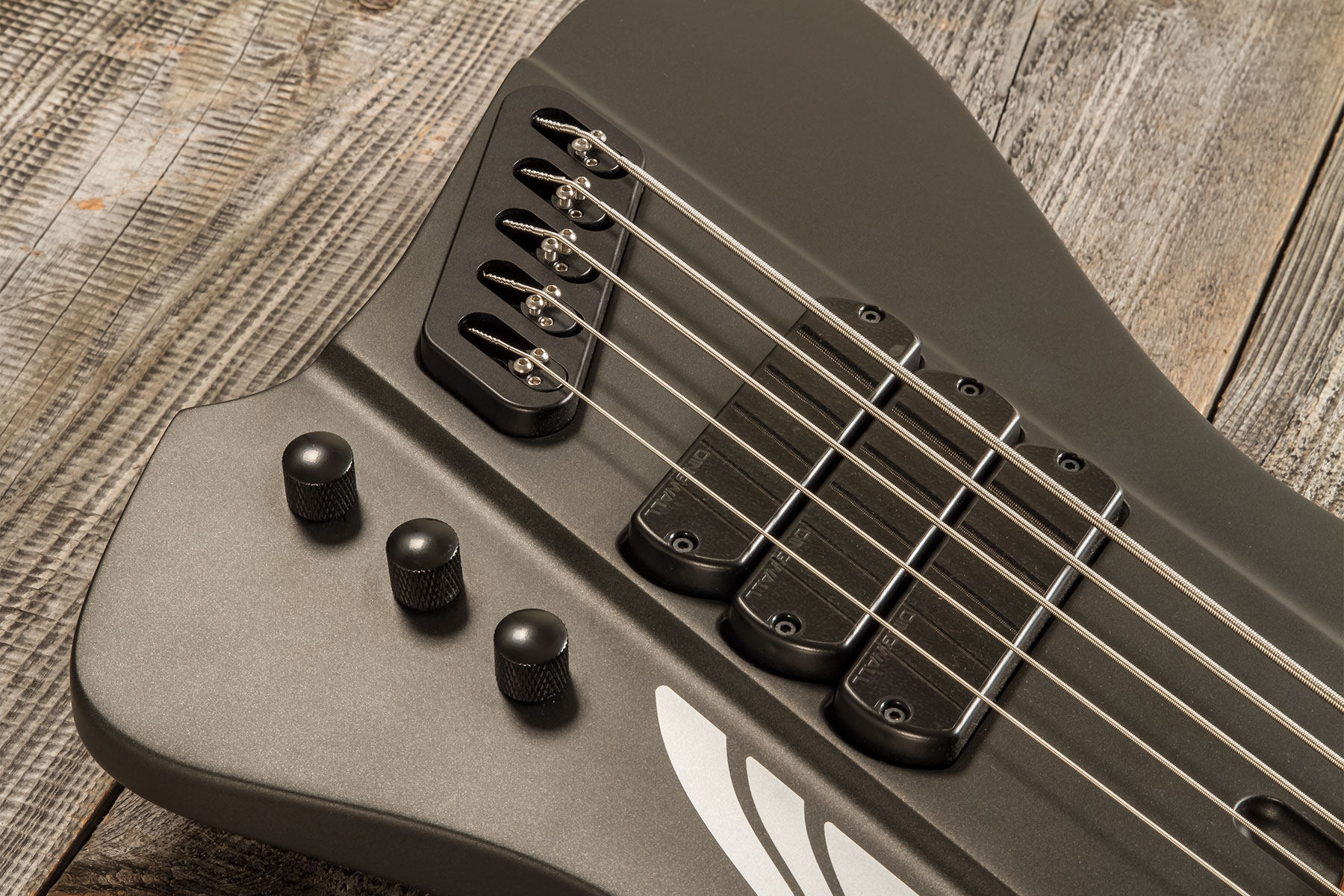Dingwall D-roc Standard-3 5c 3pu Active Pf - Black Matte - Solidbody E-bass - Variation 3