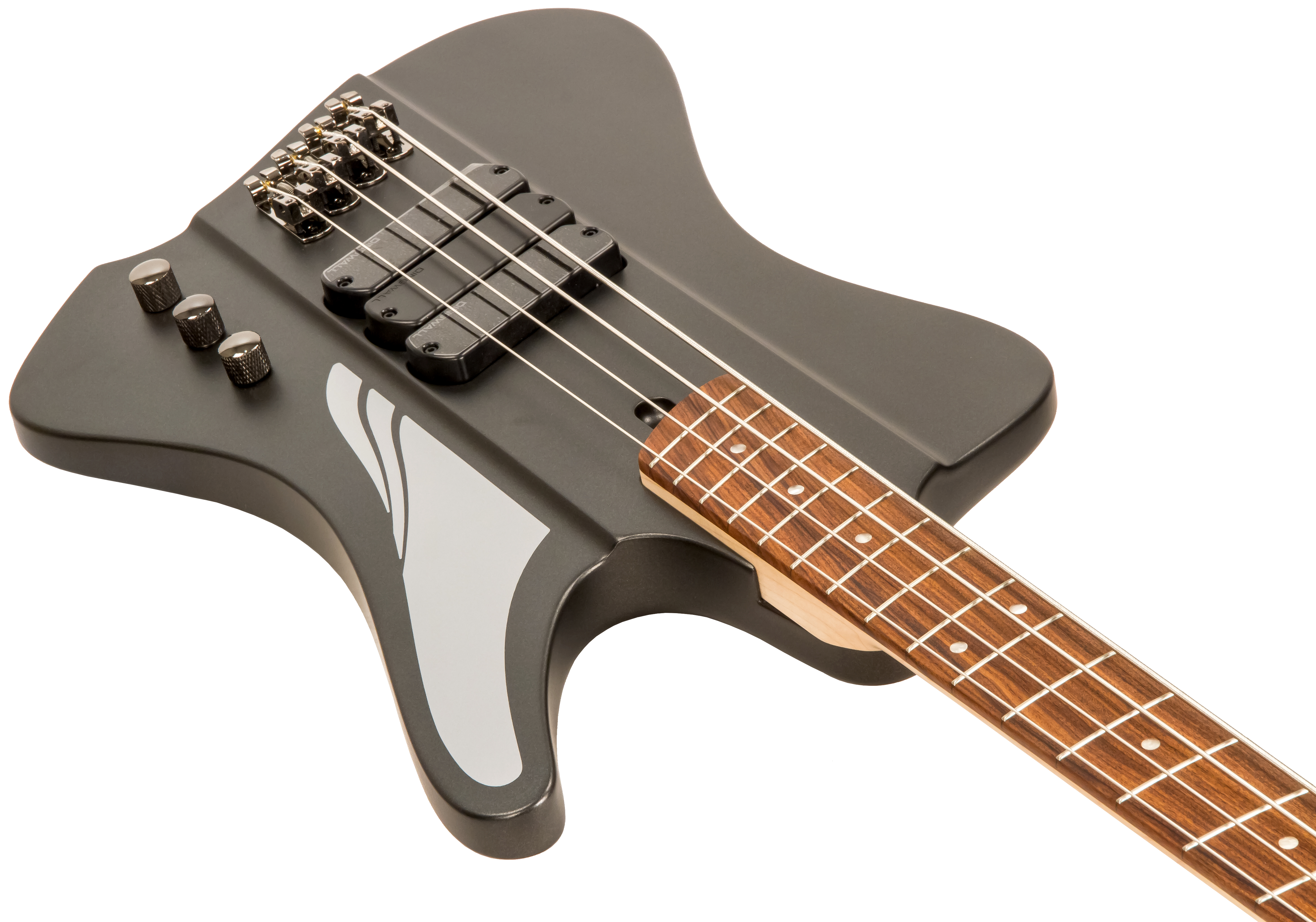 Dingwall D-roc Standard 4c 3-pickups Rw - Matte Metallic Black - Solidbody E-bass - Variation 2