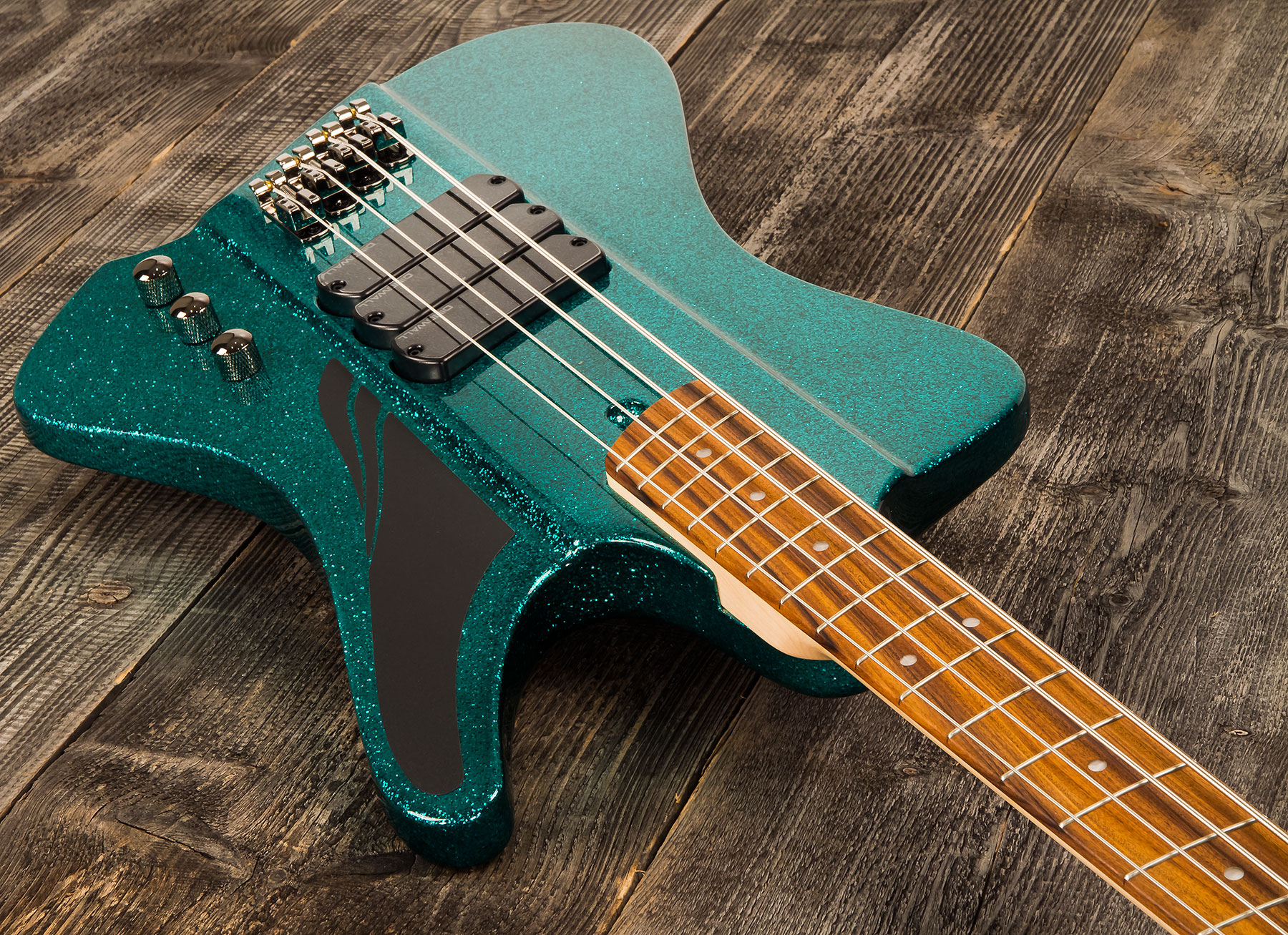 Dingwall D-roc Standard 4c 3-pickups Pf - Aquamarine Metalflake - Solidbody E-bass - Variation 1