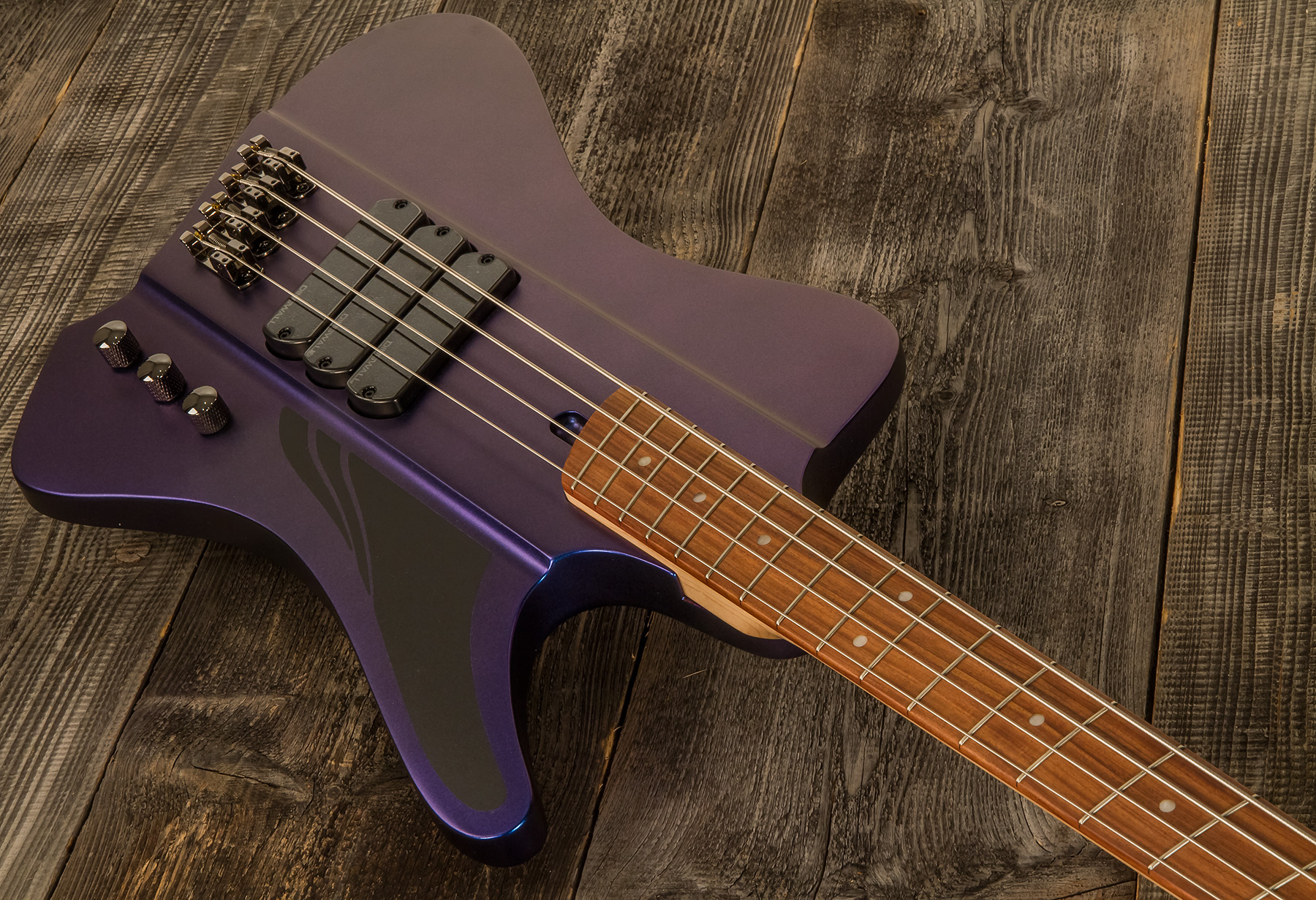 Dingwall D-roc Standard 4c 3-pickups Pf - Blue To Purple Colorshift - Solidbody E-bass - Variation 1