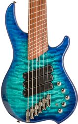 Solidbody e-bass Dingwall Combustion 6 3-Pickups (PF) - Whalepool Burst