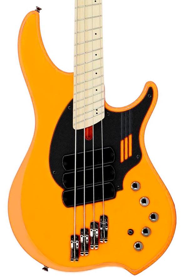 Solidbody e-bass Dingwall Adam Nolly Getgood NG3 3-Pickups - Matte Lambo Orange