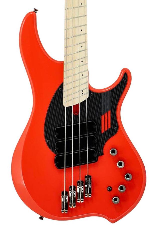 Solidbody e-bass Dingwall Adam Nolly Getgood NG3 3-Pickups - fiesta red