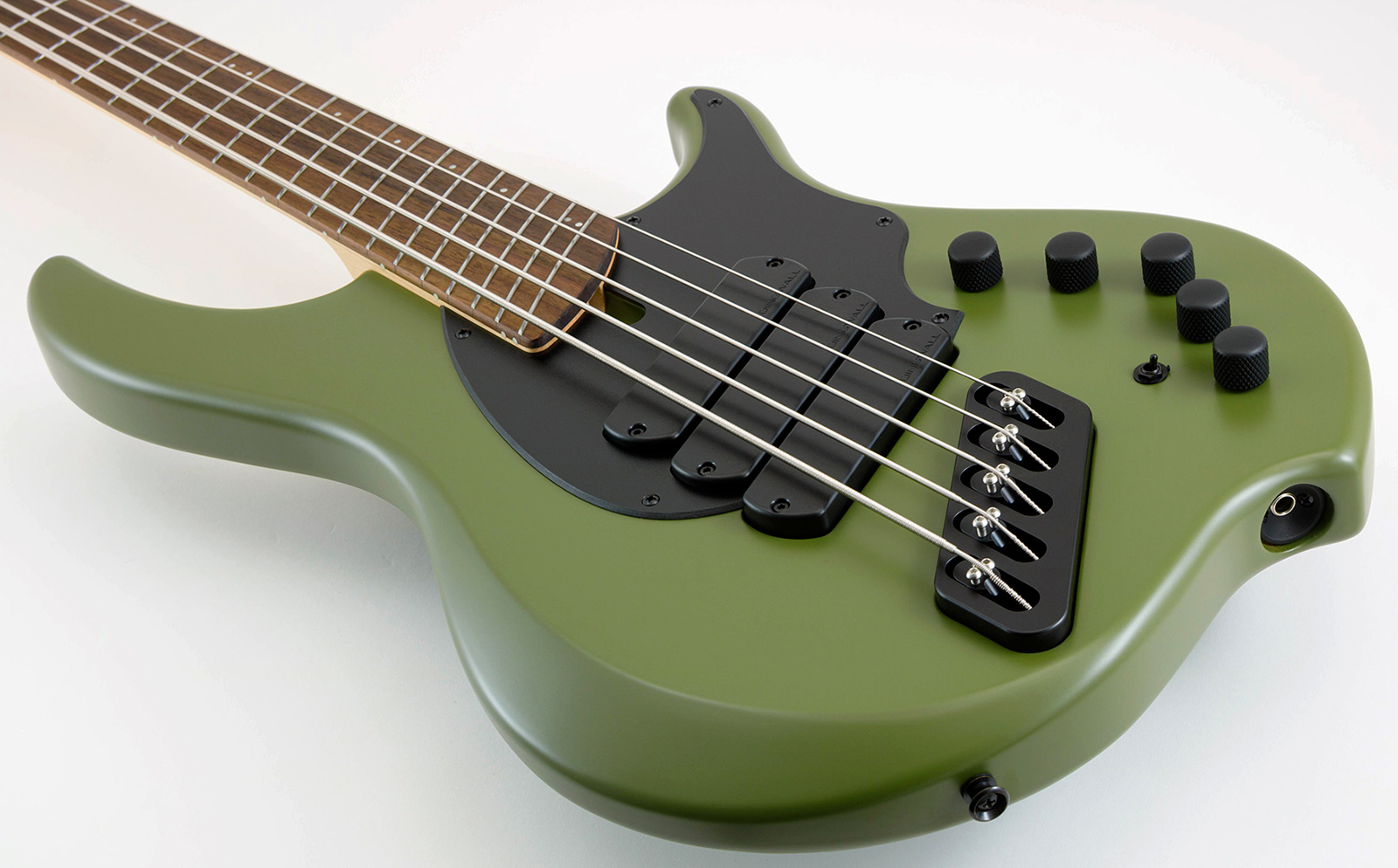 Dingwall Kyle Konkiel Combustion 5c 3pu Active Rw - Matte Army Green - Solidbody E-bass - Variation 2