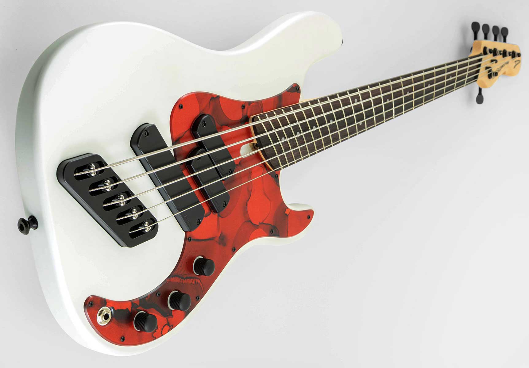 Dingwall Sp1 4c Rw - Matte Ducati Pearl White - Solidbody E-bass - Variation 1