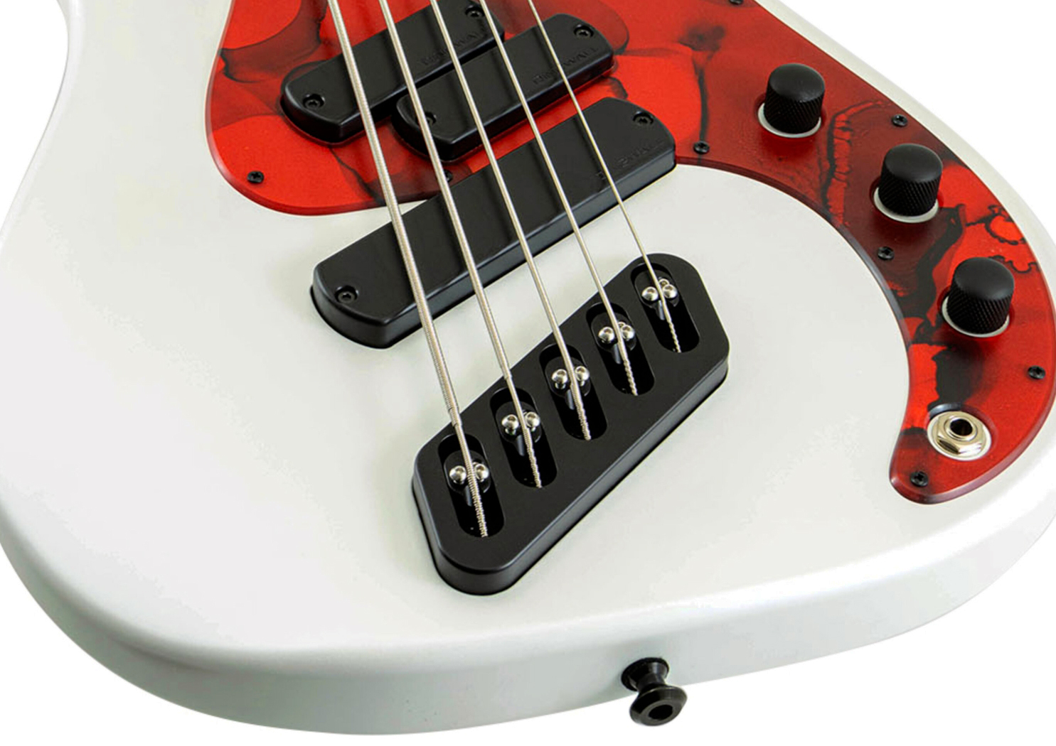 Dingwall Sp1 5c Rw - Ducati Pearl White - Solidbody E-bass - Variation 1