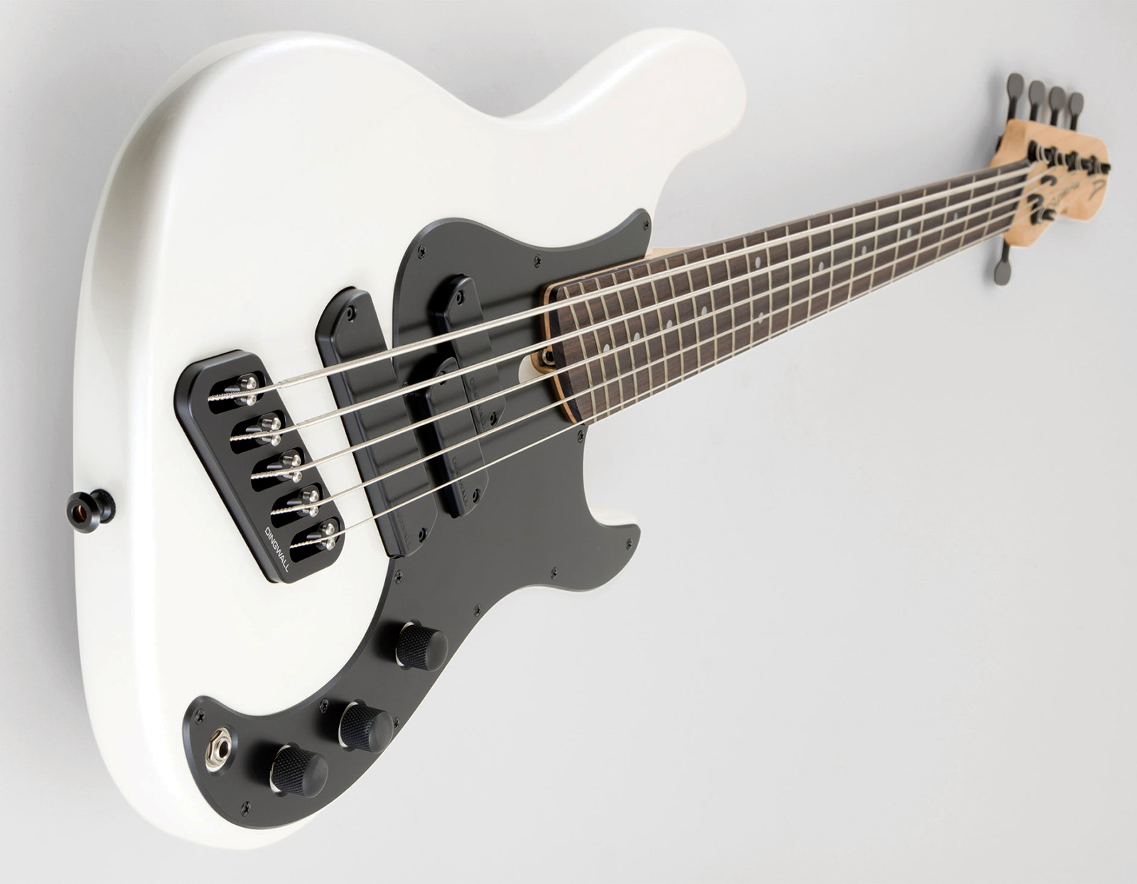 Dingwall Super P Sp1 5c Rw - Gloss Ducati Pearl White - Solidbody E-bass - Variation 1