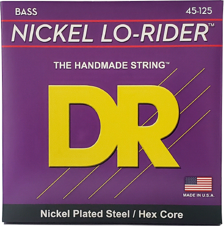 Dr Jeu De 5 Cordes Lo-rider Nickel Plated Steel 45-125 - E-Bass Saiten - Main picture