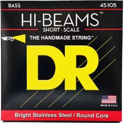 E-bass saiten Dr HI-BEAMS Stainless Steel 45-105 Short Scale - Satz mit 4 saiten